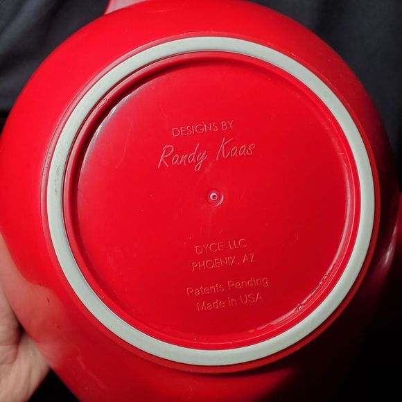 Randy Kaas POURfect Measuring Bowls Red Lot of 6 Handles Mixing Non Skid Bottom - Picture 11 of 15